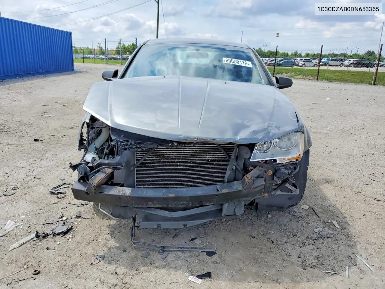 2013 Dodge Avenger Se VIN: 1C3CDZAB0DN653365 Lot: 60050116