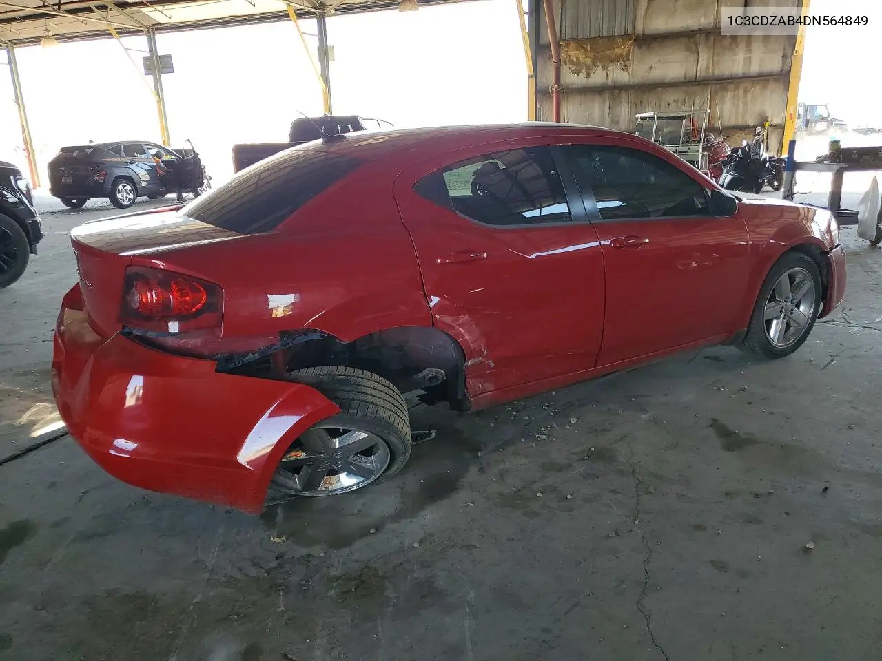 2013 Dodge Avenger Se VIN: 1C3CDZAB4DN564849 Lot: 60072476