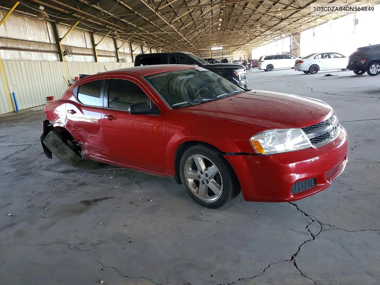 2013 Dodge Avenger Se VIN: 1C3CDZAB4DN564849 Lot: 60072476