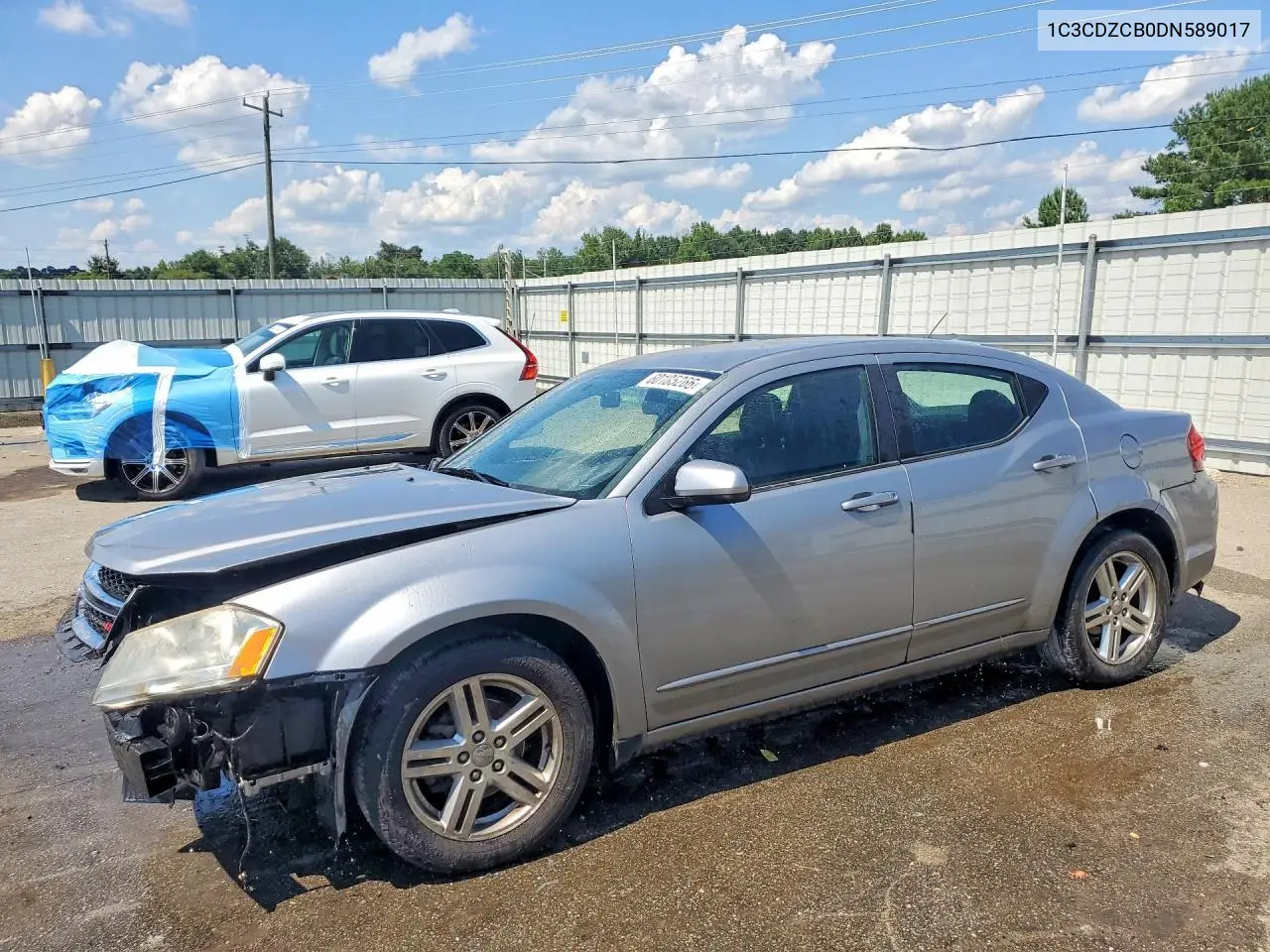 2013 Dodge Avenger Sxt VIN: 1C3CDZCB0DN589017 Lot: 60185266