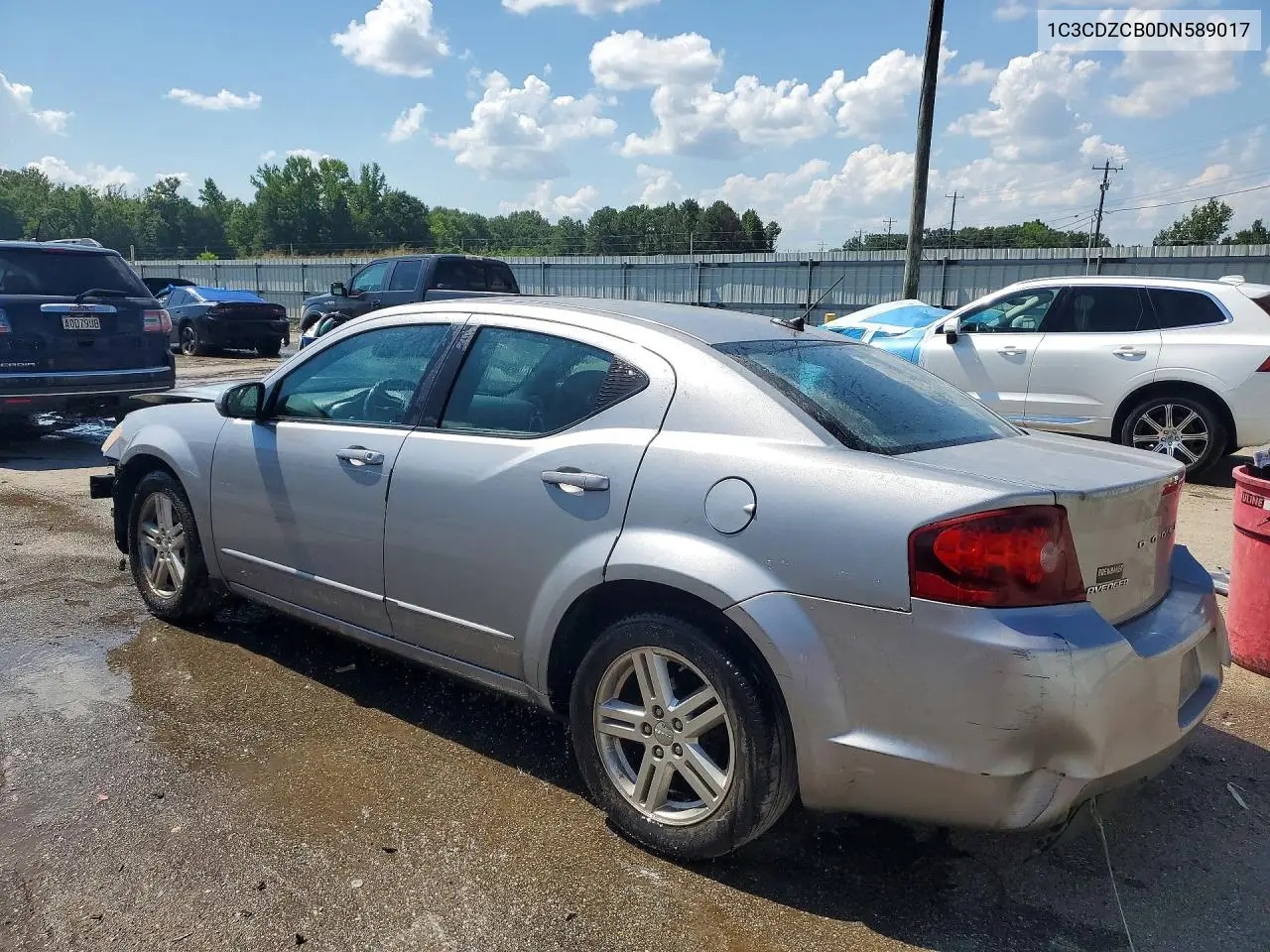 2013 Dodge Avenger Sxt VIN: 1C3CDZCB0DN589017 Lot: 60185266