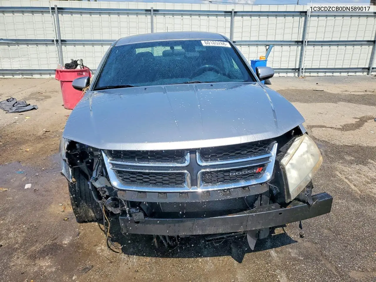 2013 Dodge Avenger Sxt VIN: 1C3CDZCB0DN589017 Lot: 60185266