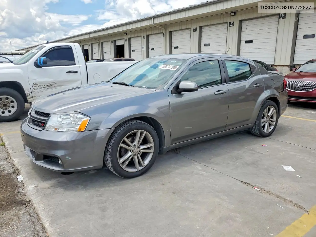 2013 Dodge Avenger Sxt VIN: 1C3CDZCG3DN772827 Lot: 60696786
