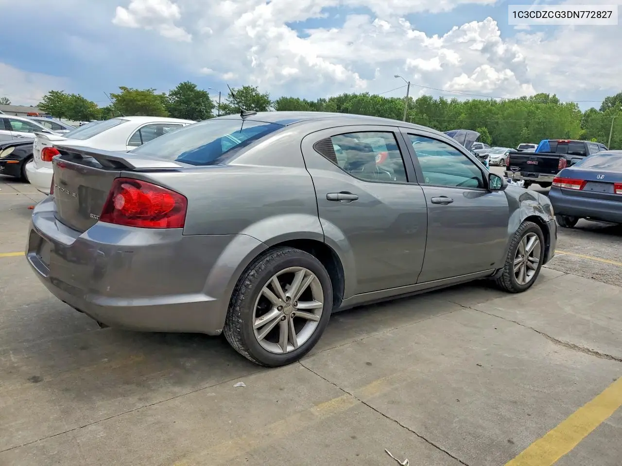 2013 Dodge Avenger Sxt VIN: 1C3CDZCG3DN772827 Lot: 60696786