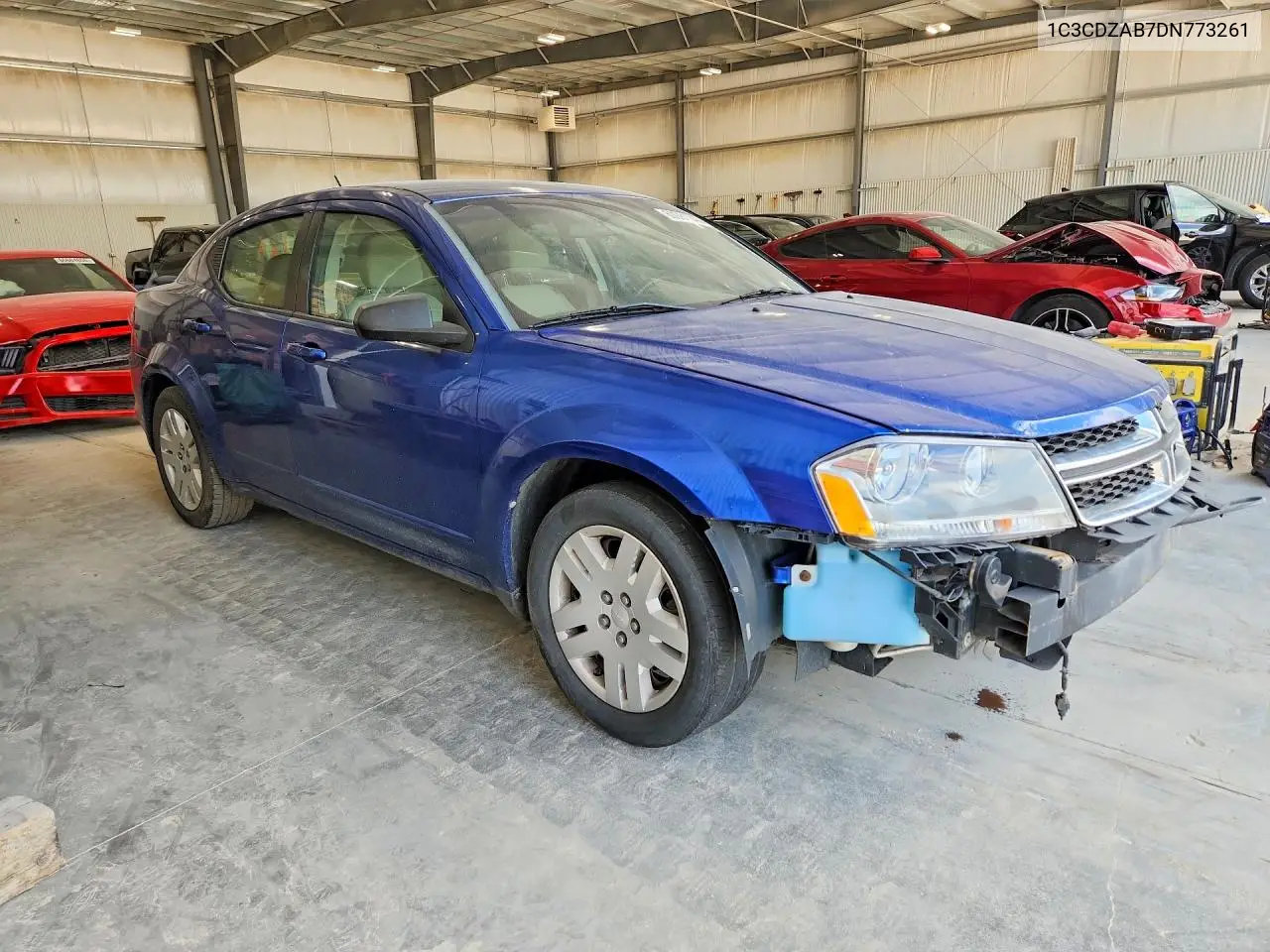 2013 Dodge Avenger Se VIN: 1C3CDZAB7DN773261 Lot: 60981946