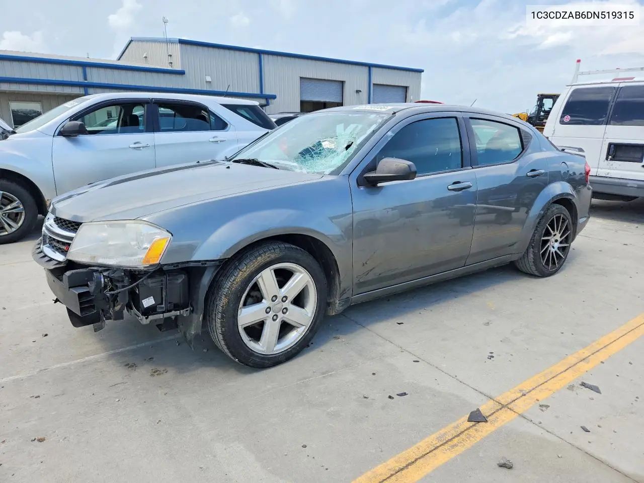 2013 Dodge Avenger VIN: 1C3CDZAB6DN519315 Lot: 61390066