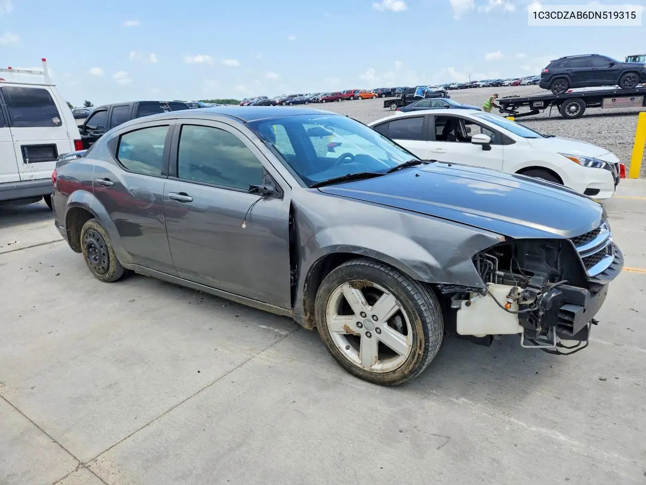 2013 Dodge Avenger VIN: 1C3CDZAB6DN519315 Lot: 61390066