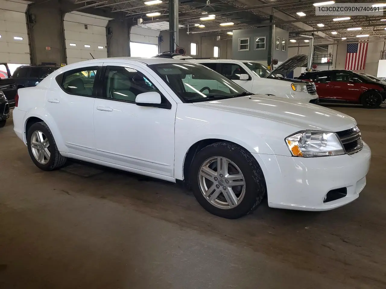 2013 Dodge Avenger Sxt VIN: 1C3CDZCG9DN740691 Lot: 61437376