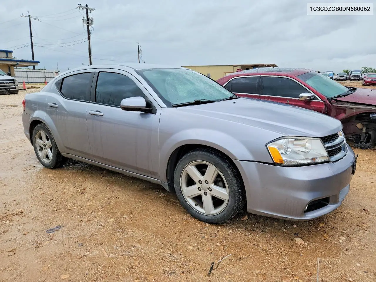2013 Dodge Avenger Sxt VIN: 1C3CDZCB0DN680062 Lot: 61515436