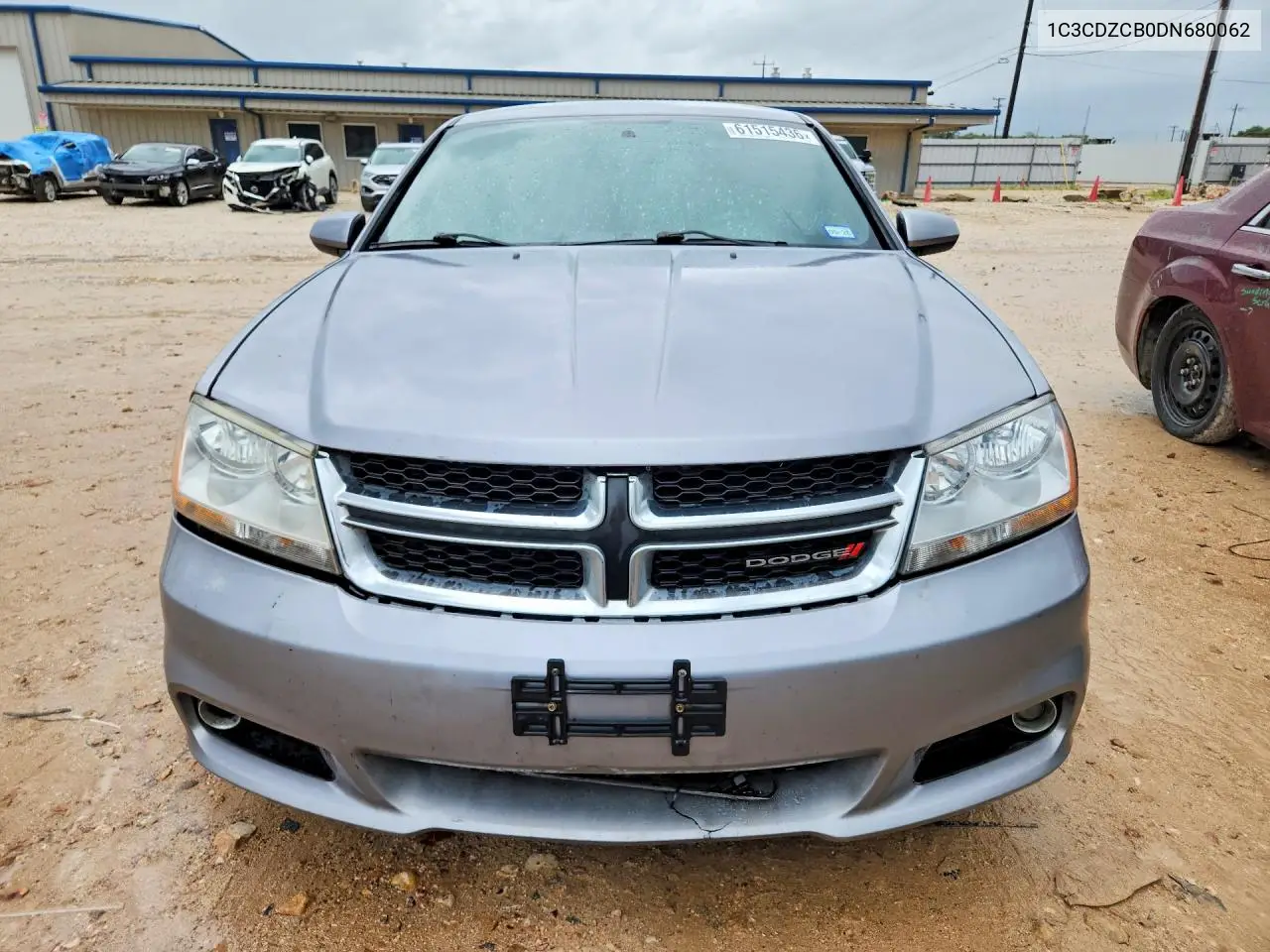 2013 Dodge Avenger Sxt VIN: 1C3CDZCB0DN680062 Lot: 61515436