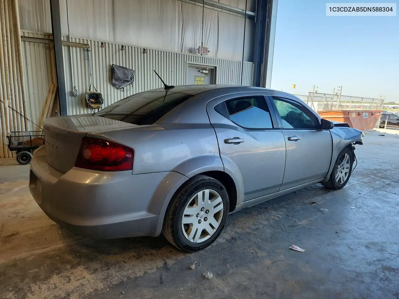 2013 Dodge Avenger Se VIN: 1C3CDZAB5DN588304 Lot: 61619206
