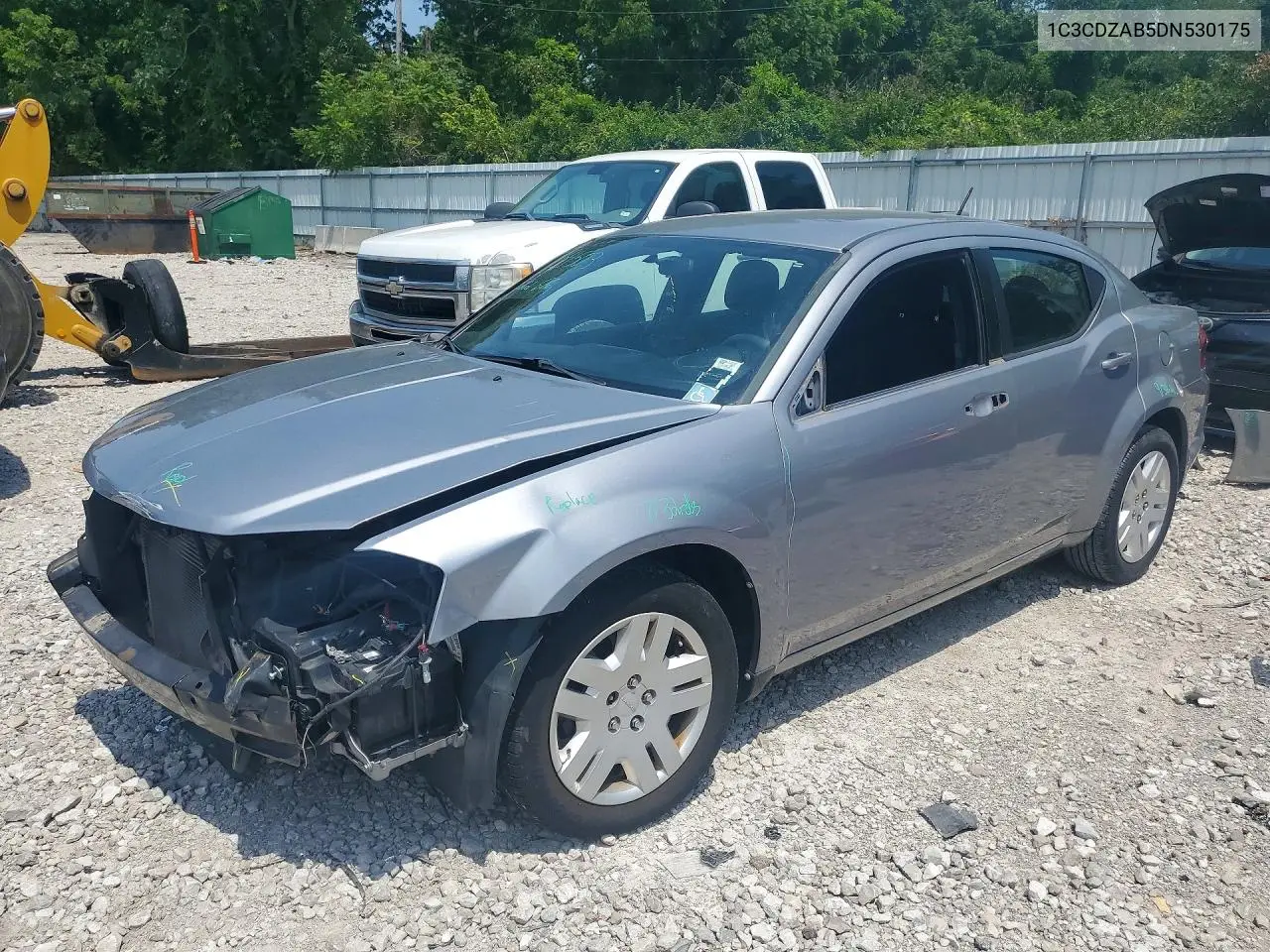 2013 Dodge Avenger Se VIN: 1C3CDZAB5DN530175 Lot: 61958556