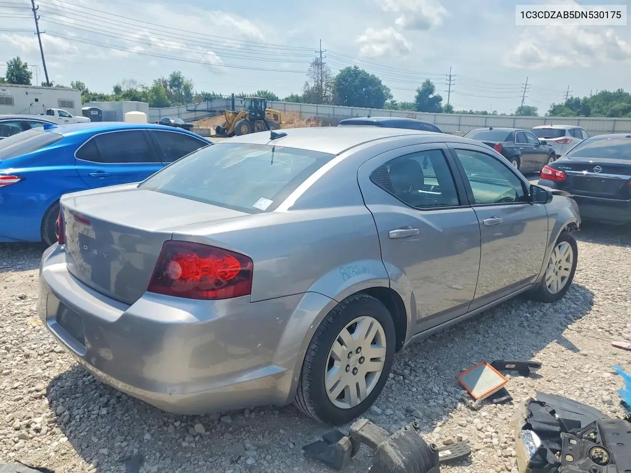 2013 Dodge Avenger Se VIN: 1C3CDZAB5DN530175 Lot: 61958556