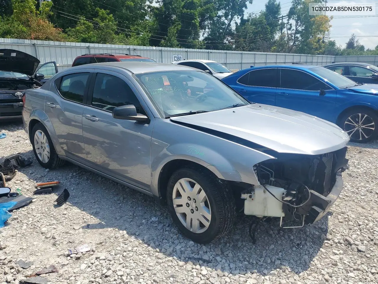 2013 Dodge Avenger Se VIN: 1C3CDZAB5DN530175 Lot: 61958556