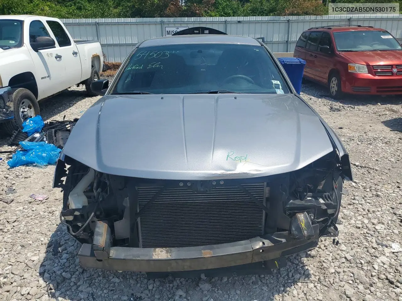 2013 Dodge Avenger Se VIN: 1C3CDZAB5DN530175 Lot: 61958556