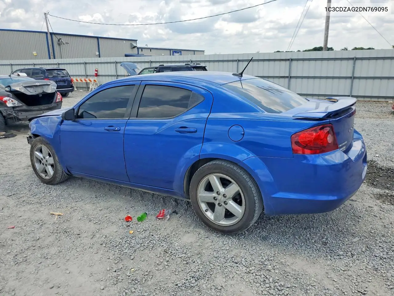 2013 Dodge Avenger Se VIN: 1C3CDZAG2DN769095 Lot: 85615185