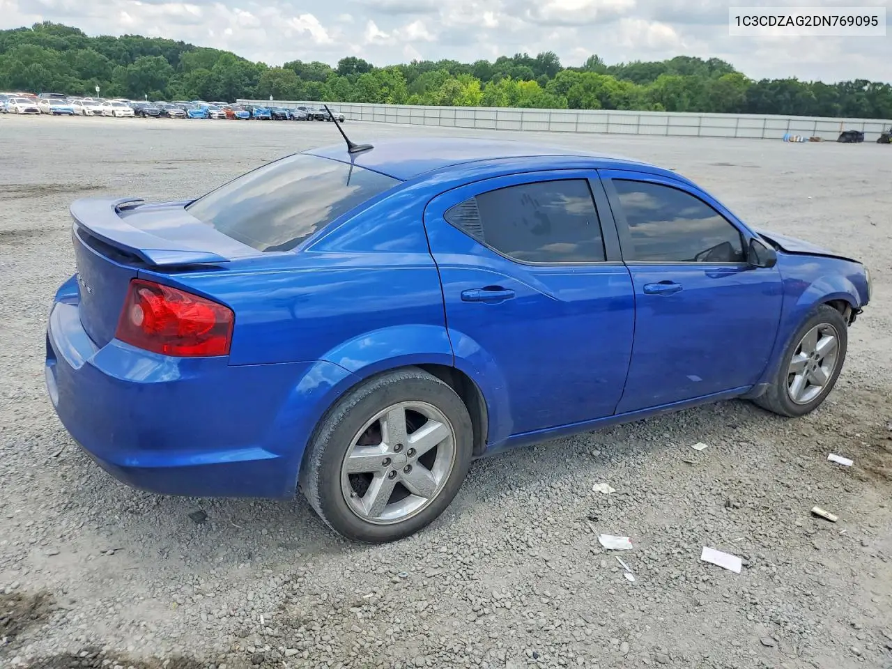 2013 Dodge Avenger Se VIN: 1C3CDZAG2DN769095 Lot: 85615185