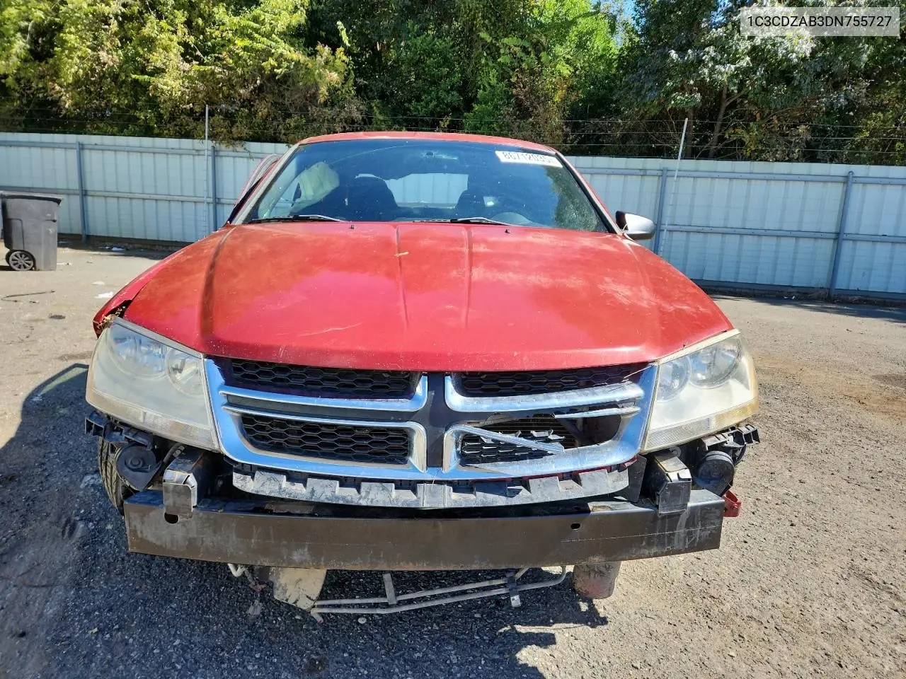 1C3CDZAB3DN755727 2013 Dodge Avenger Se