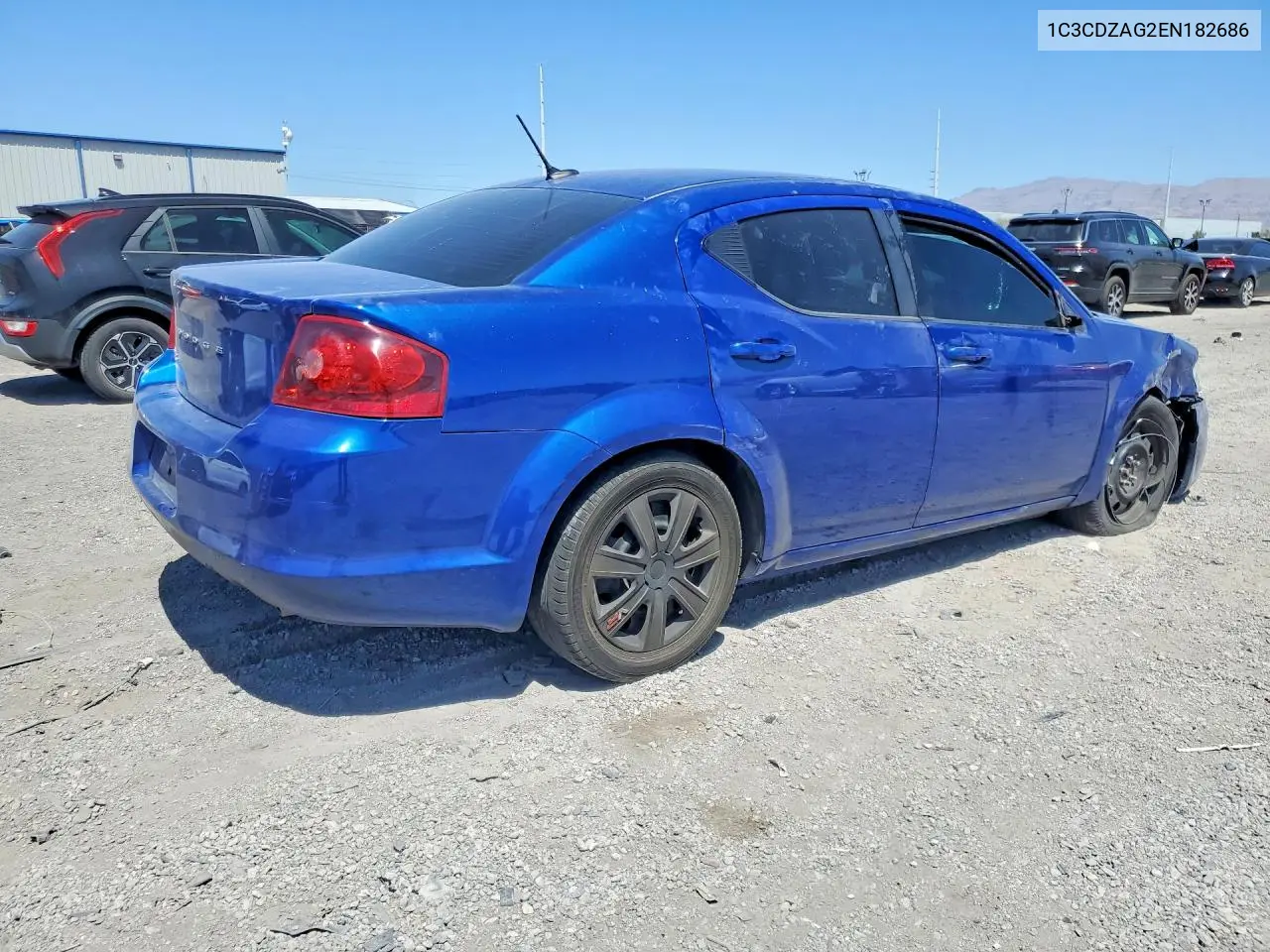 2014 Dodge Avenger Se VIN: 1C3CDZAG2EN182686 Lot: 55743036