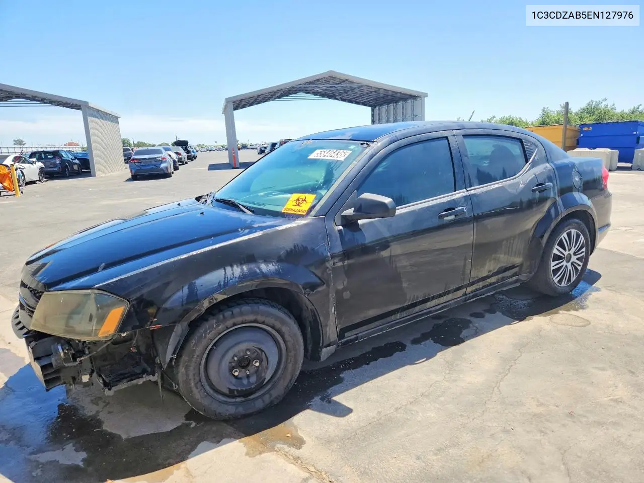 2014 Dodge Avenger Se VIN: 1C3CDZAB5EN127976 Lot: 55846436