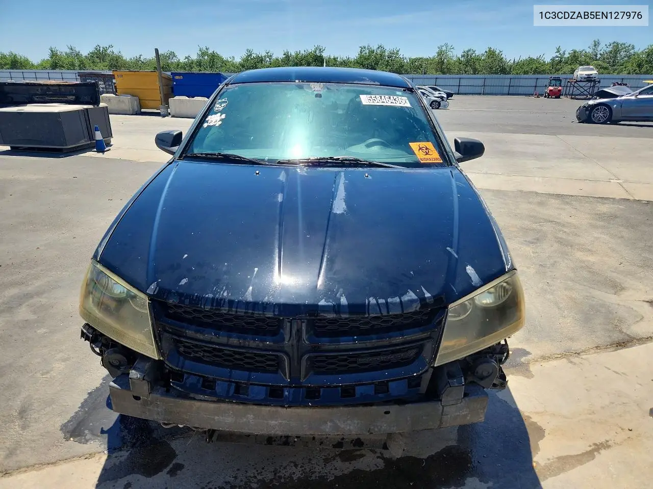 2014 Dodge Avenger Se VIN: 1C3CDZAB5EN127976 Lot: 55846436