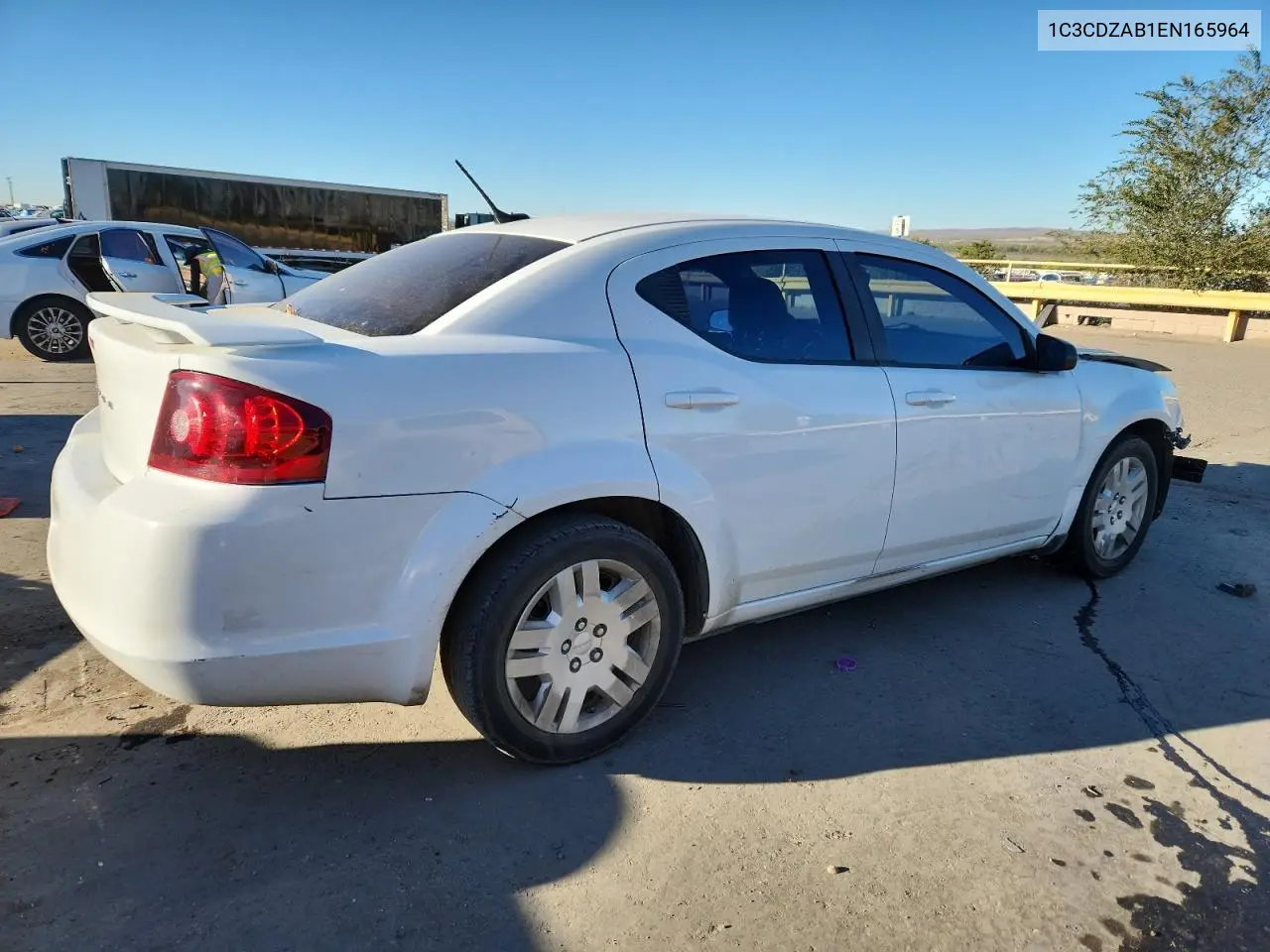 1C3CDZAB1EN165964 2014 Dodge Avenger Se