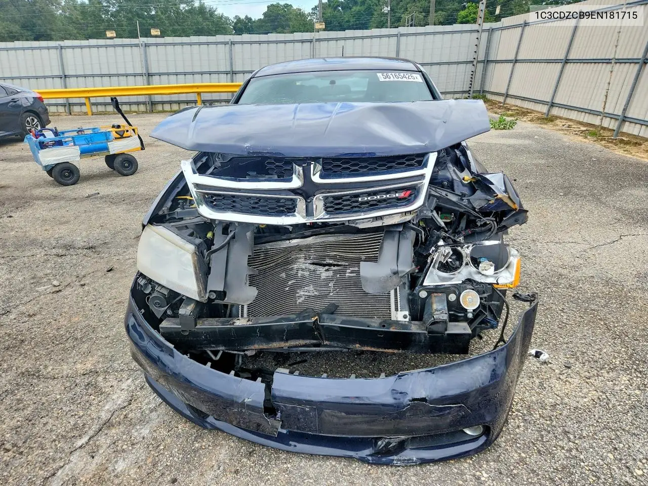 2014 Dodge Avenger Sxt VIN: 1C3CDZCB9EN181715 Lot: 56165426