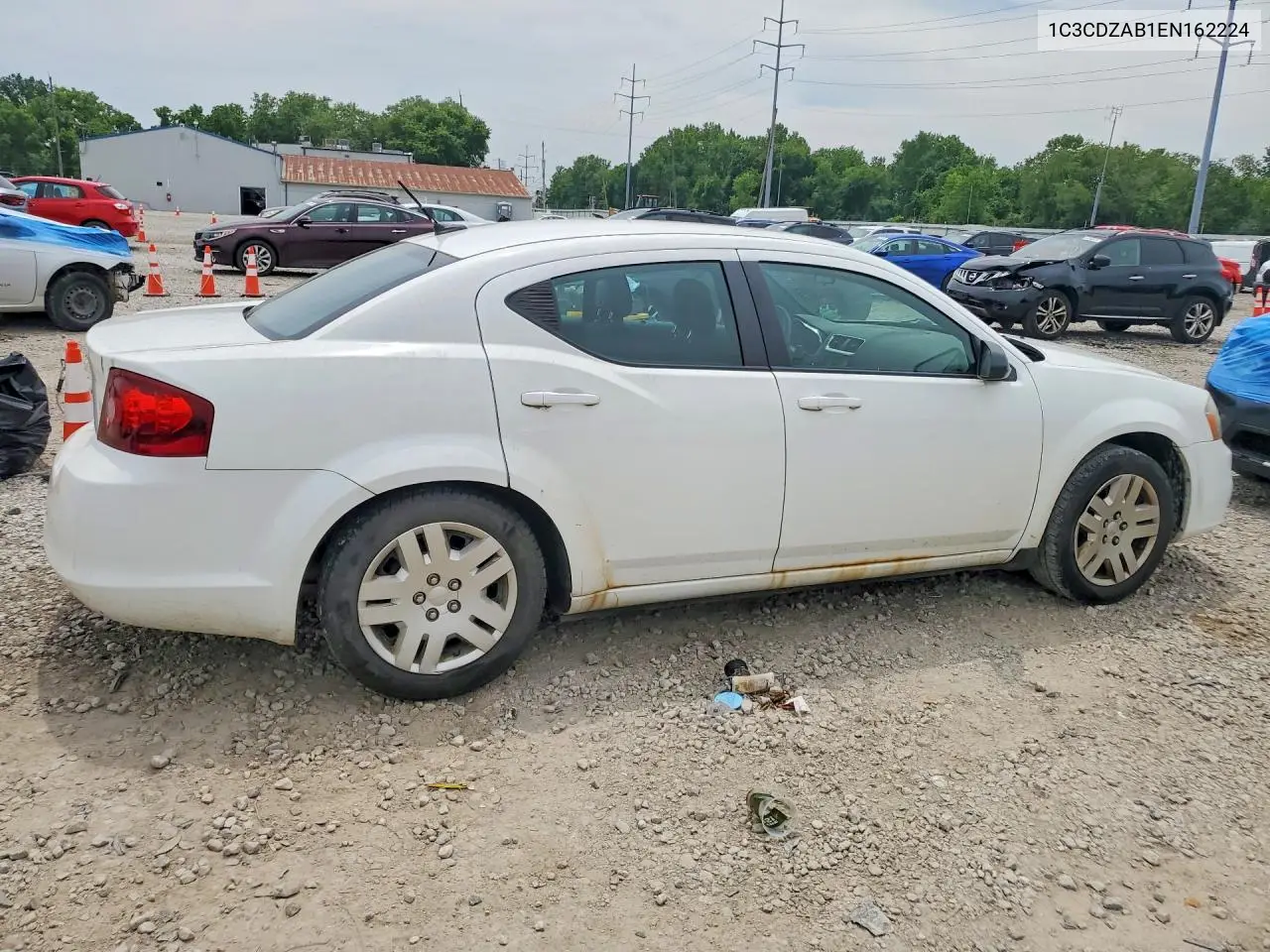 2014 Dodge Avenger VIN: 1C3CDZAB1EN162224 Lot: 56525166