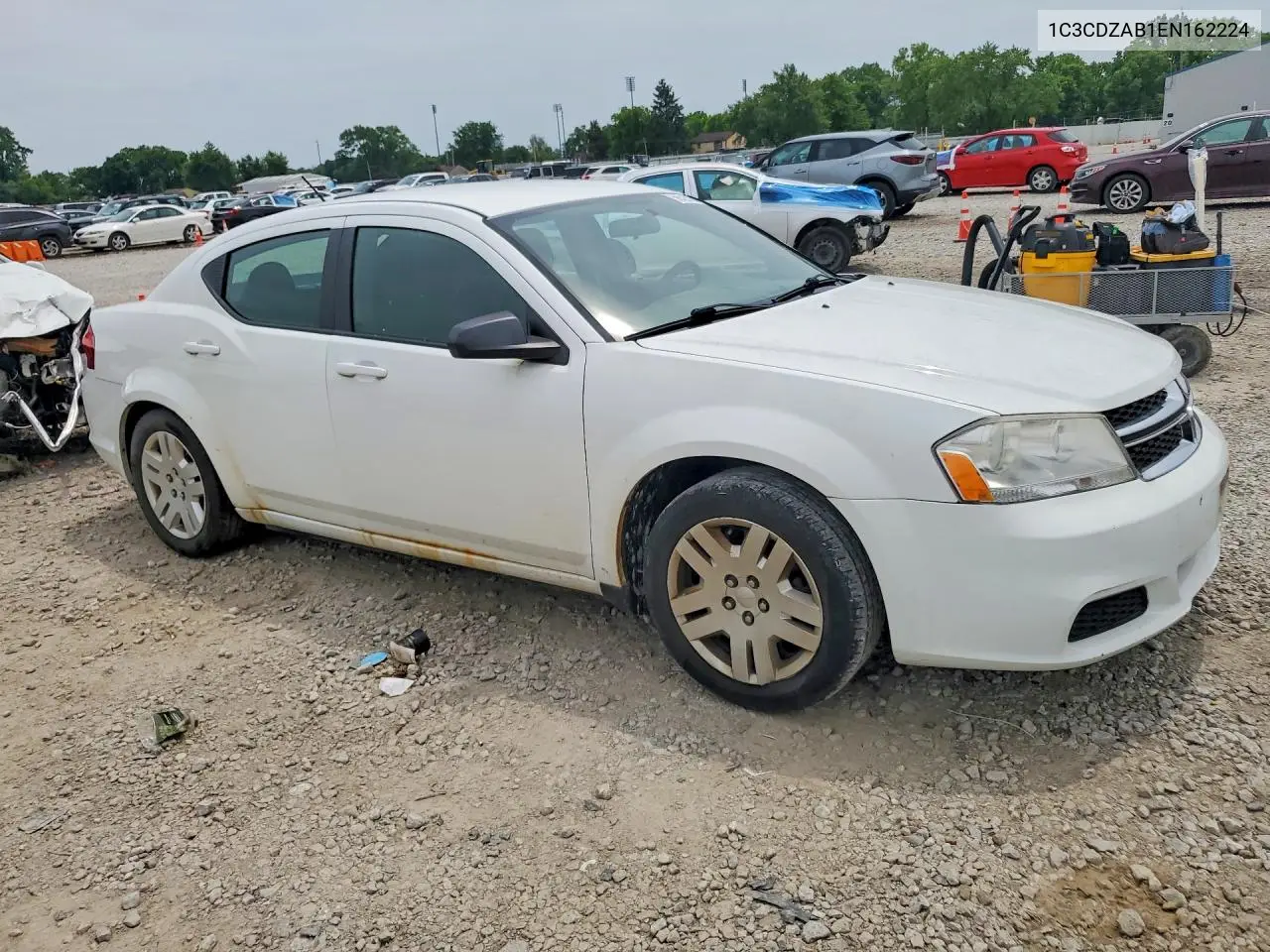 2014 Dodge Avenger VIN: 1C3CDZAB1EN162224 Lot: 56525166