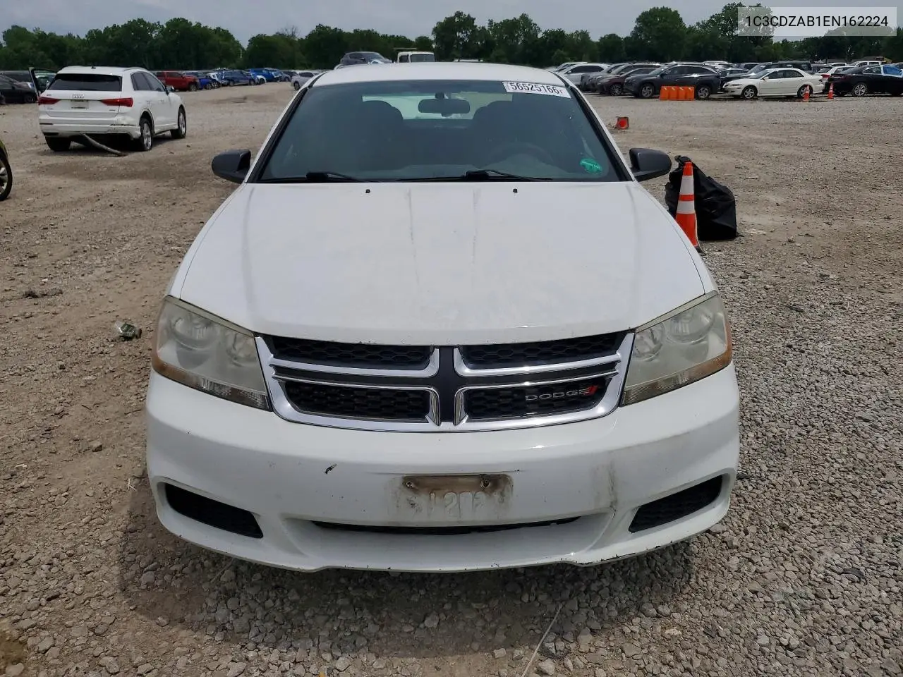 2014 Dodge Avenger VIN: 1C3CDZAB1EN162224 Lot: 56525166