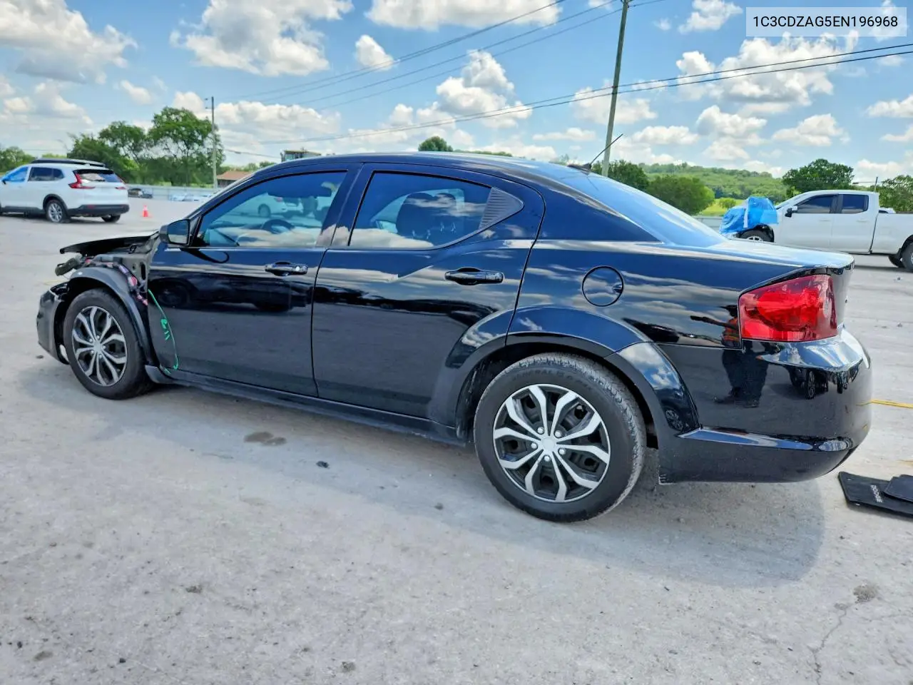 2014 Dodge Avenger Se VIN: 1C3CDZAG5EN196968 Lot: 56647326