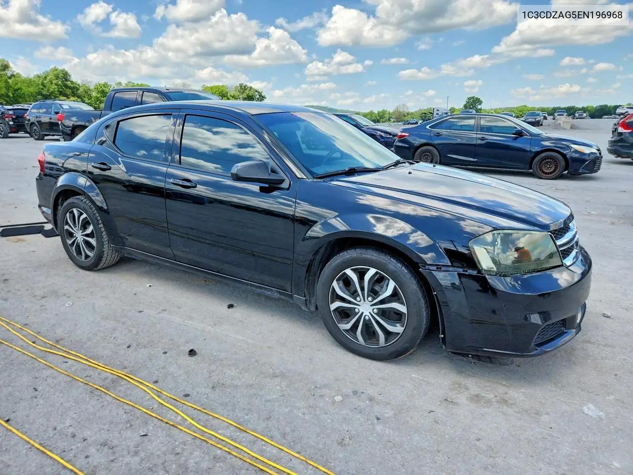 2014 Dodge Avenger Se VIN: 1C3CDZAG5EN196968 Lot: 56647326