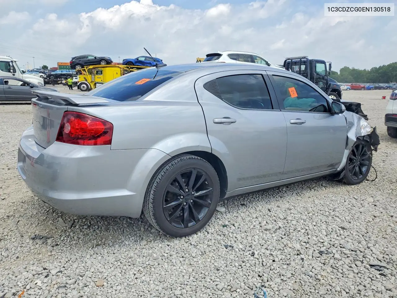 2014 Dodge Avenger Sxt VIN: 1C3CDZCG0EN130518 Lot: 56806796