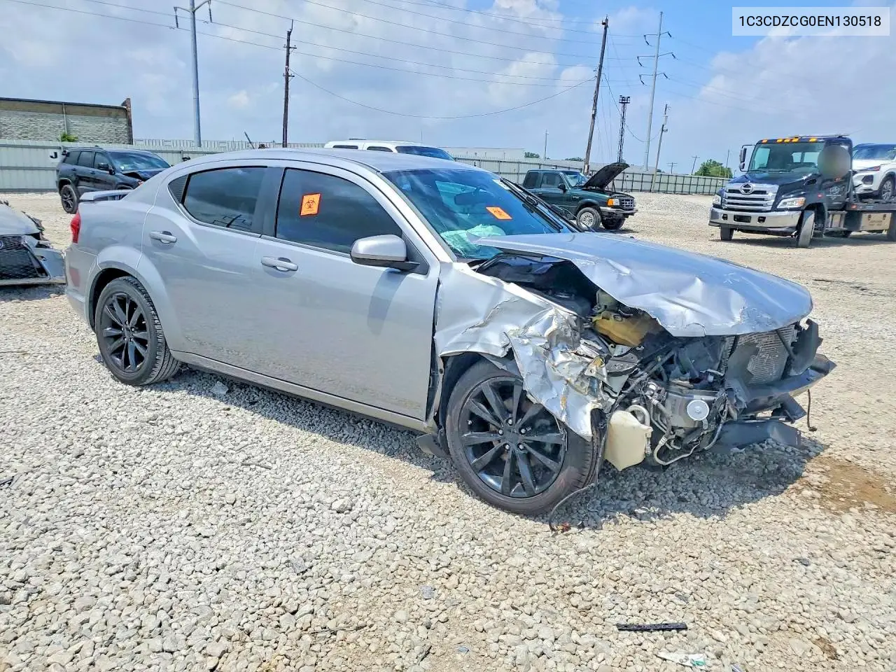2014 Dodge Avenger Sxt VIN: 1C3CDZCG0EN130518 Lot: 56806796