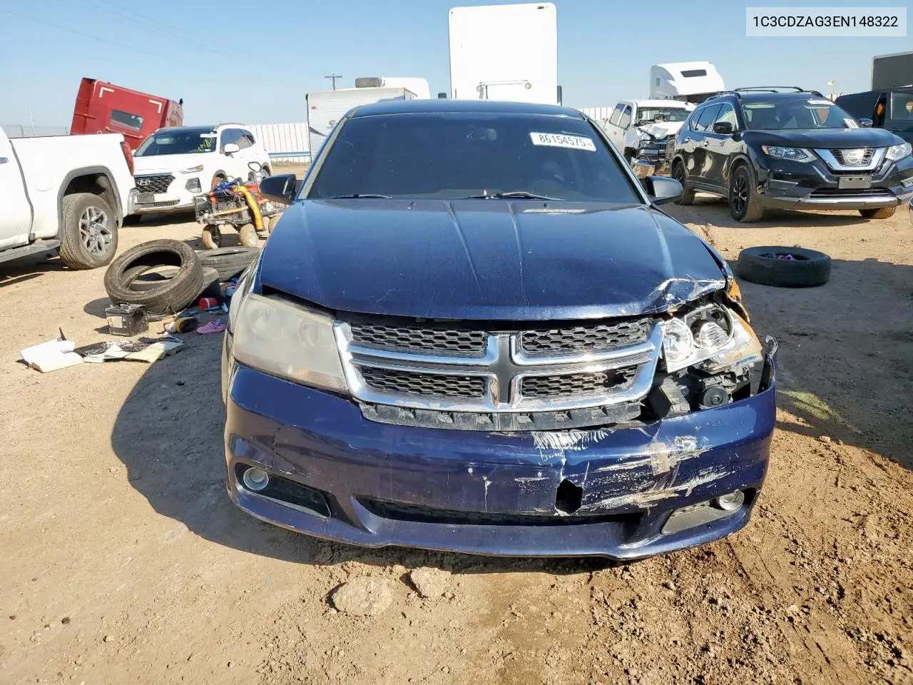 1C3CDZAG3EN148322 2014 Dodge Avenger Se