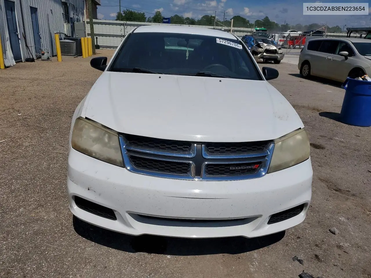 2014 Dodge Avenger Se VIN: 1C3CDZAB3EN223654 Lot: 57296786
