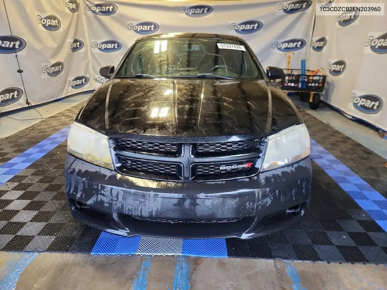 2014 Dodge Avenger Sxt VIN: 1C3CDZCB2EN203960 Lot: 57337426