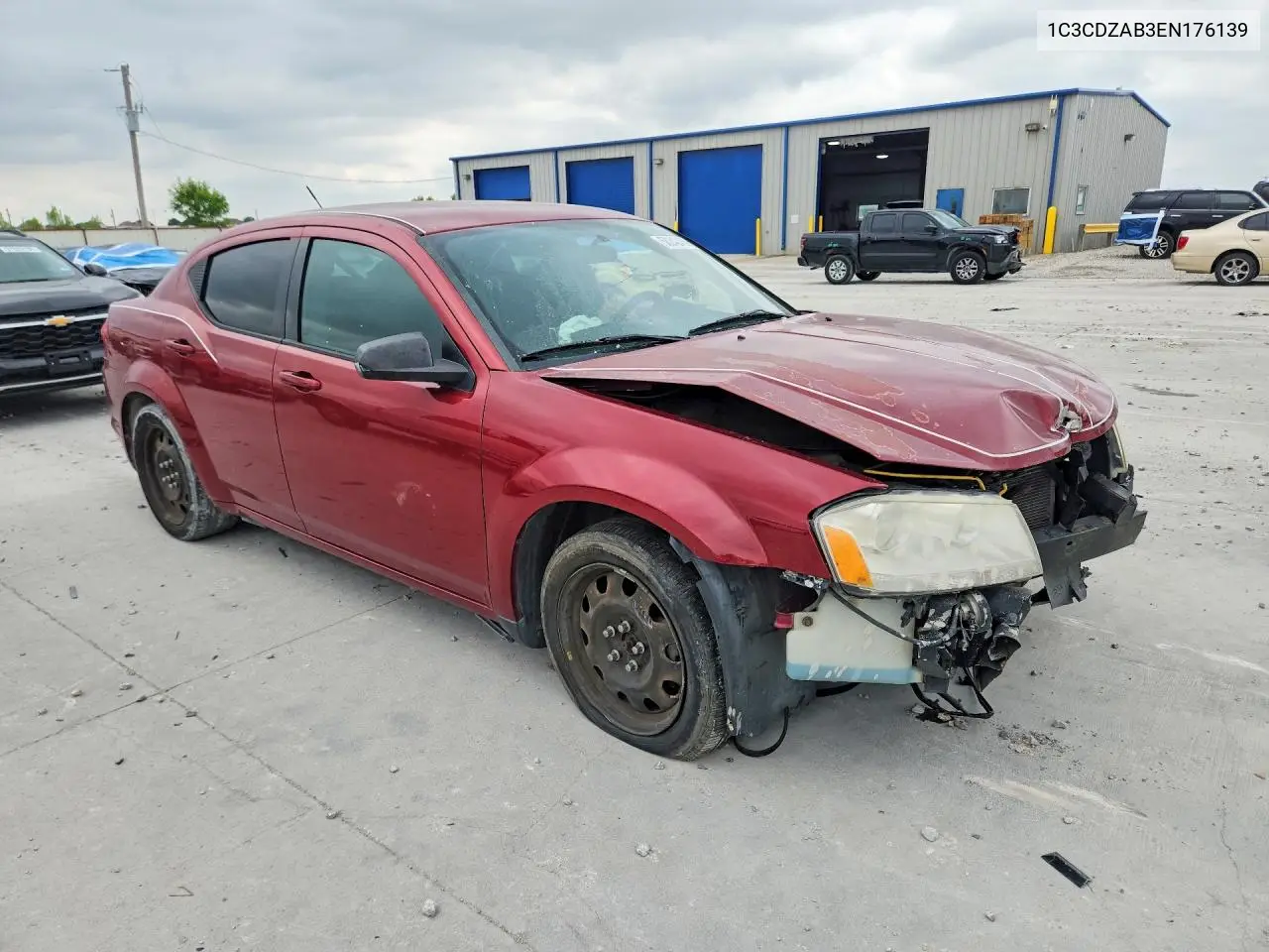 2014 Dodge Avenger Se VIN: 1C3CDZAB3EN176139 Lot: 58242456