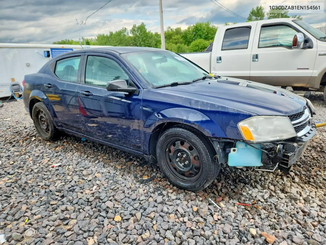 2014 Dodge Avenger Se VIN: 1C3CDZAB1EN154561 Lot: 58361686