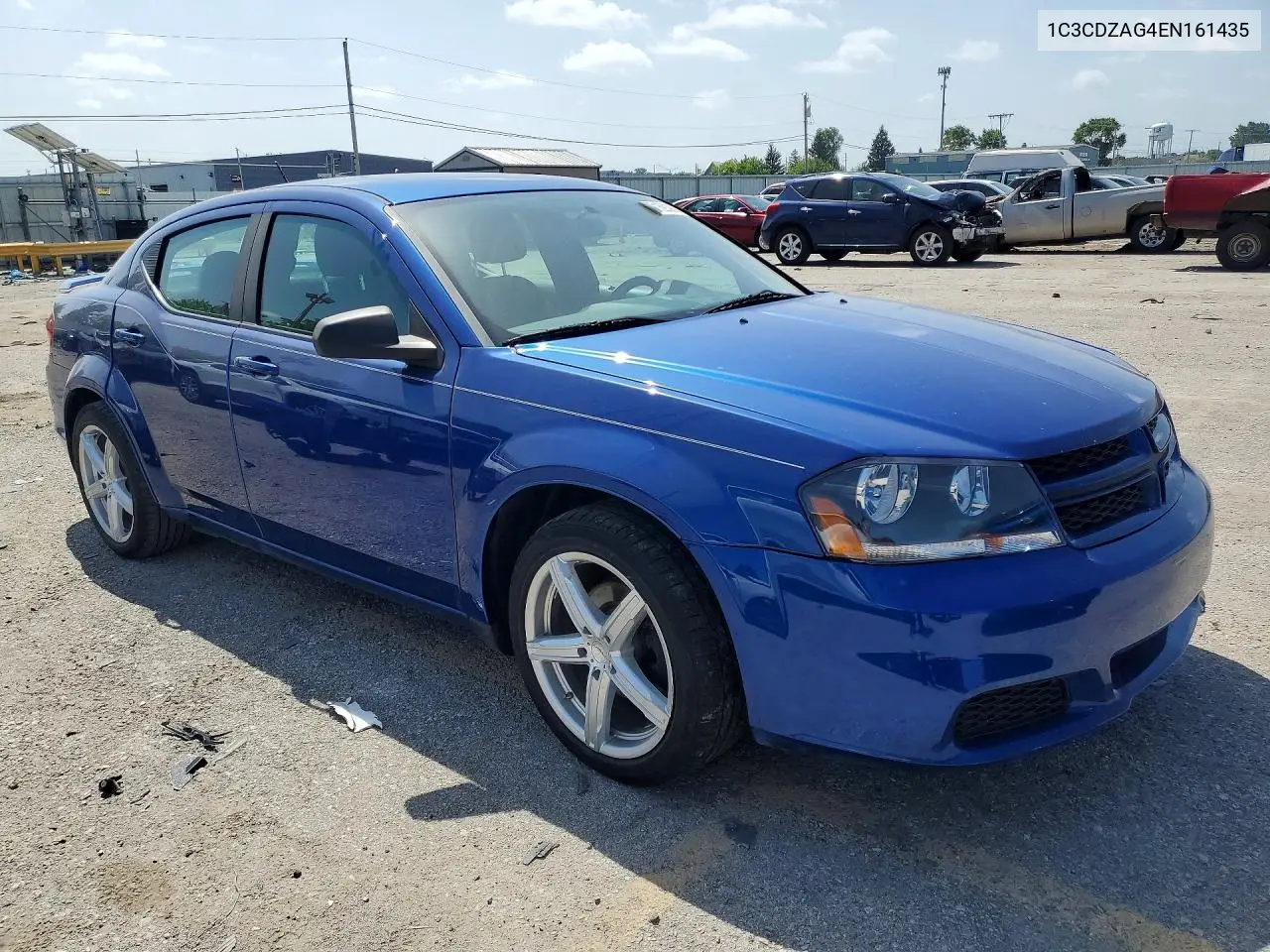 2014 Dodge Avenger Se VIN: 1C3CDZAG4EN161435 Lot: 59159396