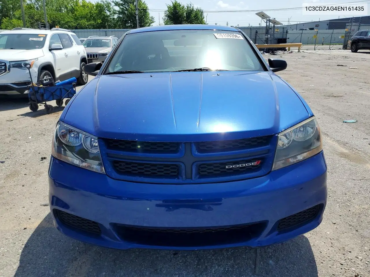 2014 Dodge Avenger Se VIN: 1C3CDZAG4EN161435 Lot: 59159396