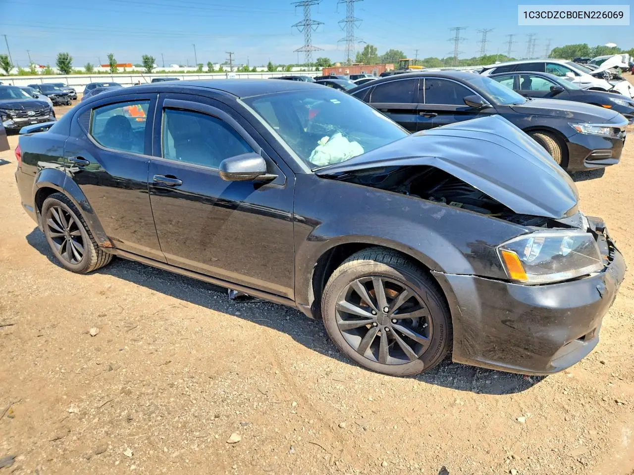 2014 Dodge Avenger Sxt VIN: 1C3CDZCB0EN226069 Lot: 59537506