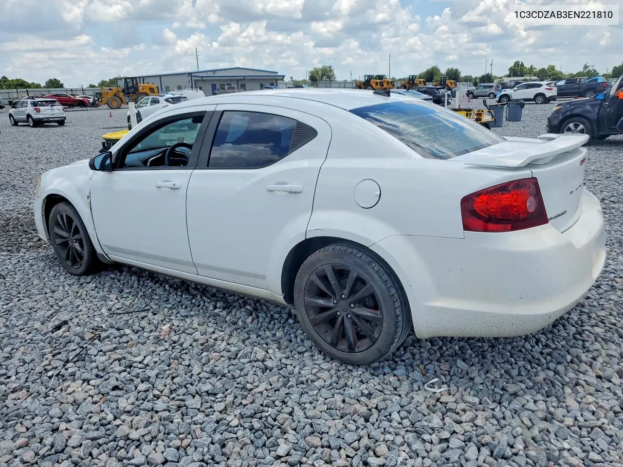 2014 Dodge Avenger Se VIN: 1C3CDZAB3EN221810 Lot: 59714556