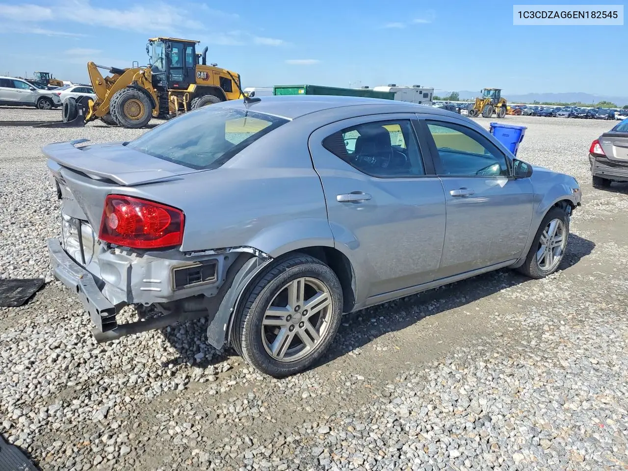 2014 Dodge Avenger Se VIN: 1C3CDZAG6EN182545 Lot: 60229606