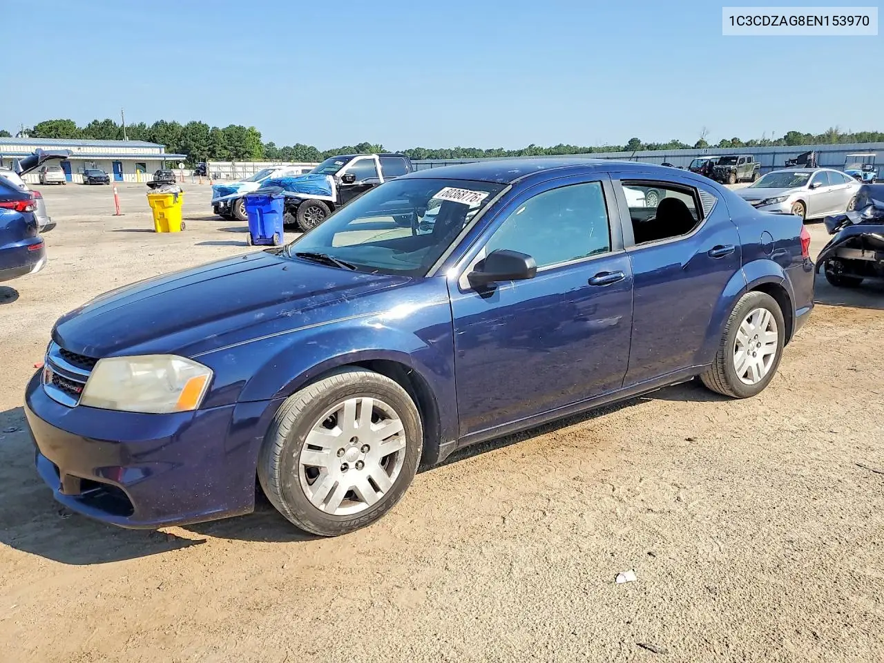 2014 Dodge Avenger Se VIN: 1C3CDZAG8EN153970 Lot: 60368776