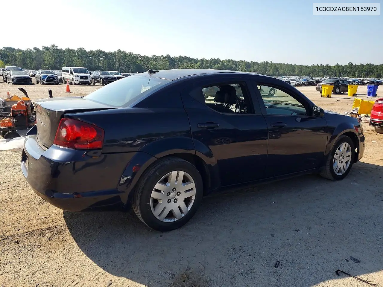 2014 Dodge Avenger Se VIN: 1C3CDZAG8EN153970 Lot: 60368776