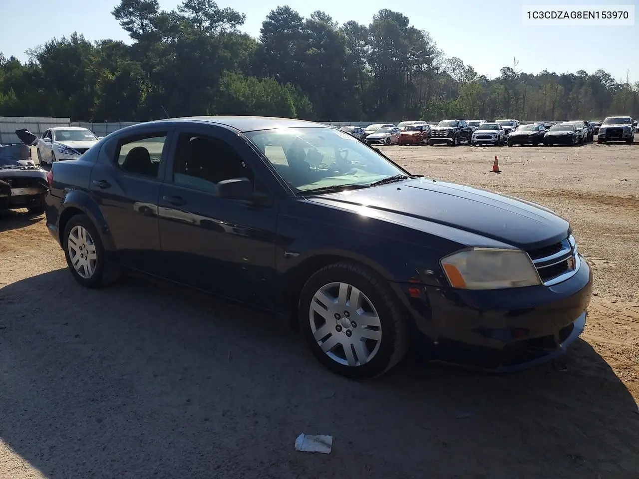 2014 Dodge Avenger Se VIN: 1C3CDZAG8EN153970 Lot: 60368776