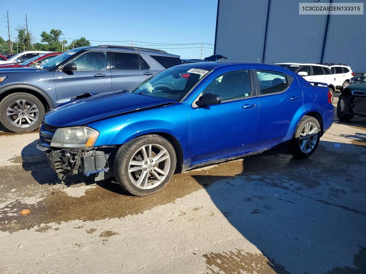 2014 Dodge Avenger Se VIN: 1C3CDZAB2EN133315 Lot: 60946036