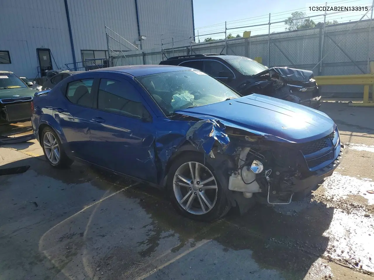 2014 Dodge Avenger Se VIN: 1C3CDZAB2EN133315 Lot: 60946036
