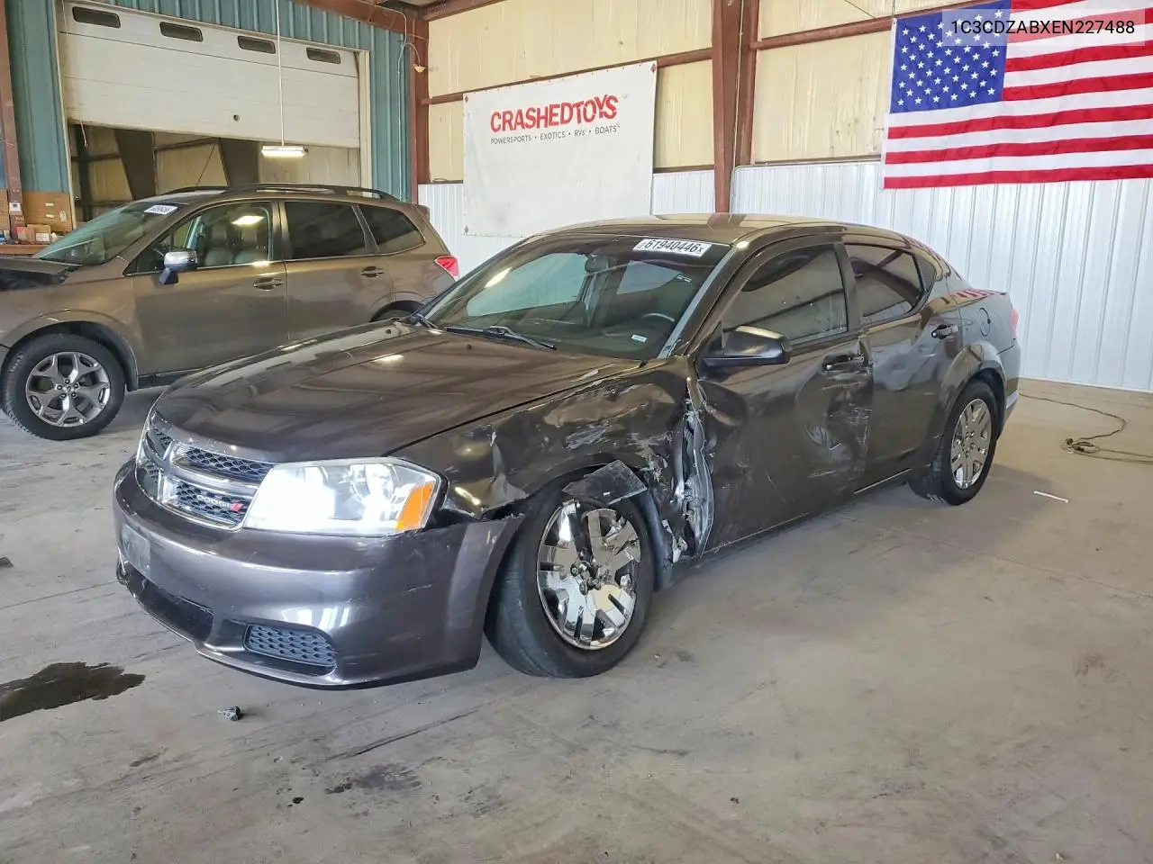 2014 Dodge Avenger Se VIN: 1C3CDZABXEN227488 Lot: 61940446
